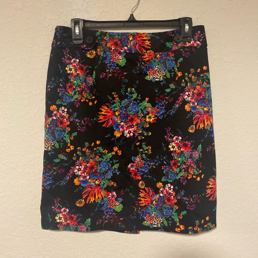 Laundry By Shelli Segal Multicolor Floral Pencil Skirt